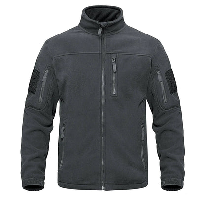 Fleecejacke für Herren | Wärmend, Stehkragen | Normale Passform
