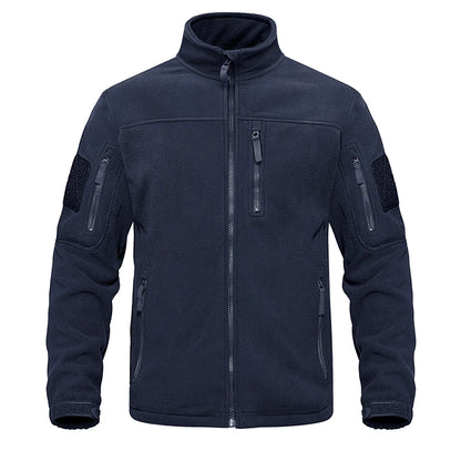Fleecejacke für Herren | Wärmend, Stehkragen | Normale Passform