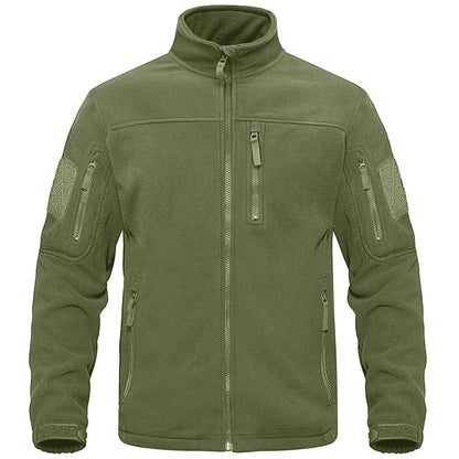 Fleecejacke für Herren | Wärmend, Stehkragen | Normale Passform