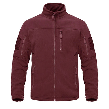 Fleecejacke für Herren | Wärmend, Stehkragen | Normale Passform