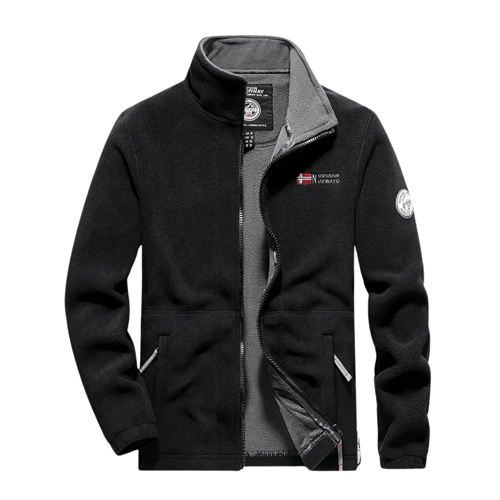 Fleecejacke für Herren | Wärmend, atmungsaktiv | Normale Passform