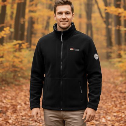 Fleecejacke für Herren | Wärmend, atmungsaktiv | Normale Passform