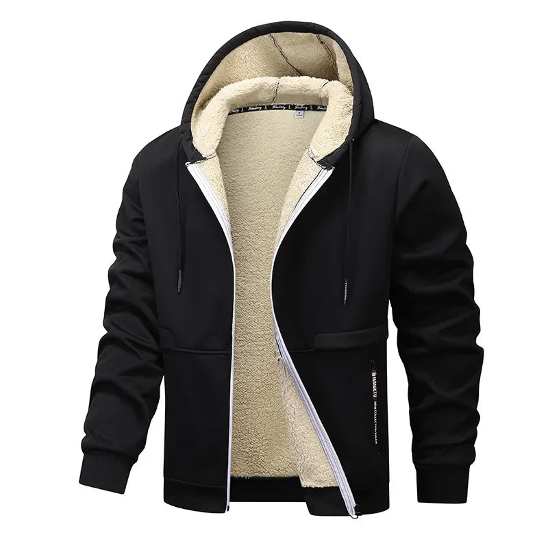 Fleecejacke für Herren | Warm, Wasserabweisend, Winter