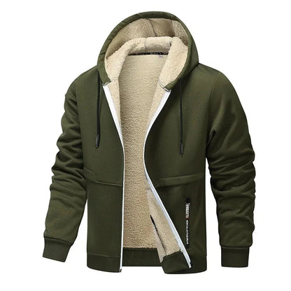 Fleecejacke für Herren | Warm, Wasserabweisend, Winter