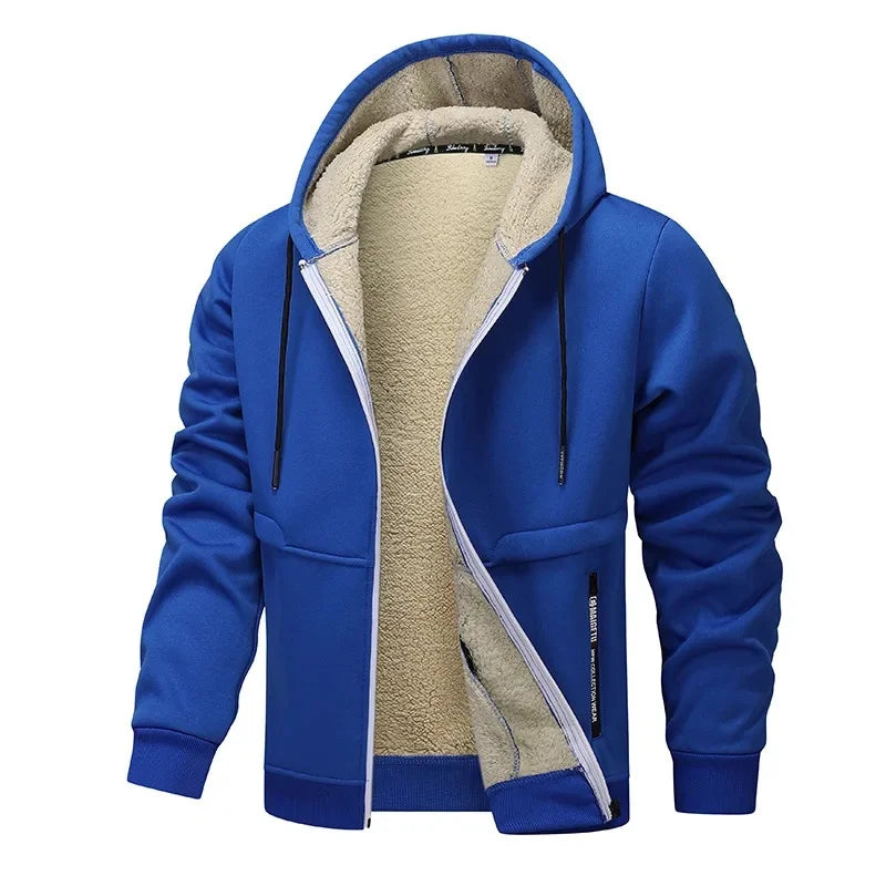 Fleecejacke für Herren | Warm, Wasserabweisend, Winter