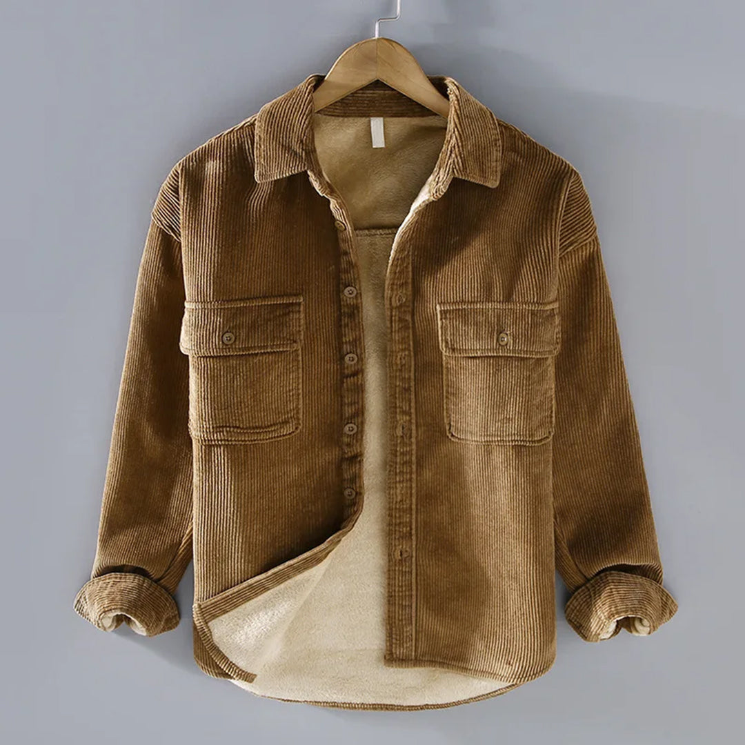 Fleecejacke für Damen und Herren | Hüftlanger Cord