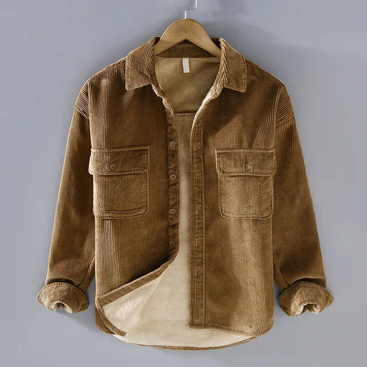 Fleecejacke für Damen und Herren | Hüftlanger Cord