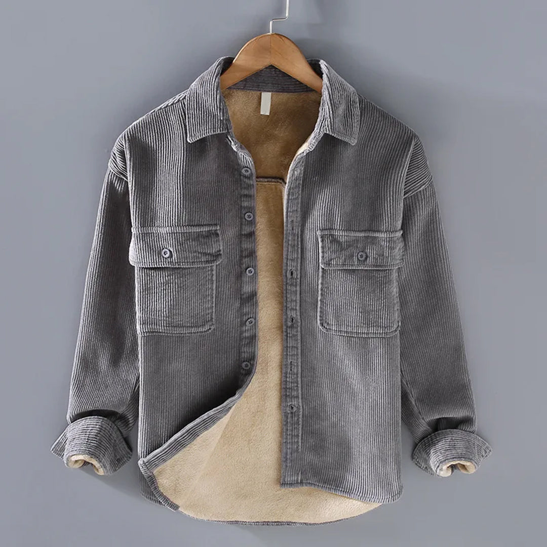 Fleecejacke für Damen und Herren | Hüftlanger Cord