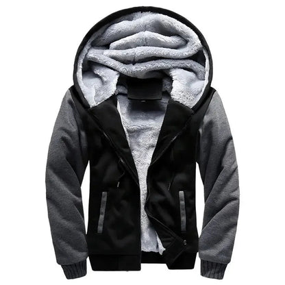 Fleecejacke für Herren | Kapuze, Winter