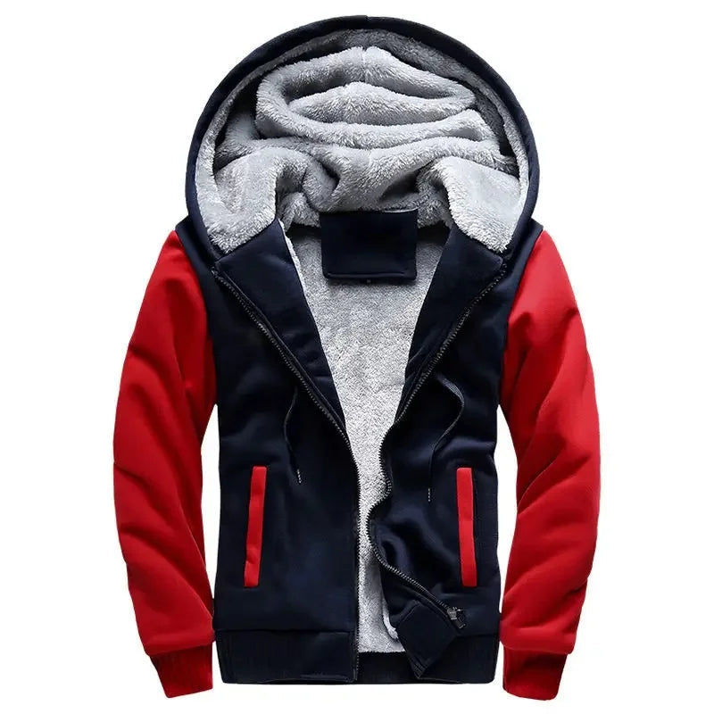 Fleecejacke für Herren | Kapuze, Winter