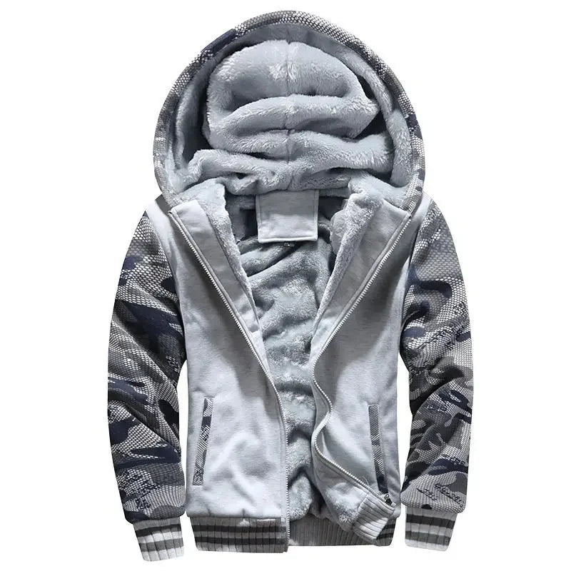 Fleecejacke für Herren | Kapuze, Winter
