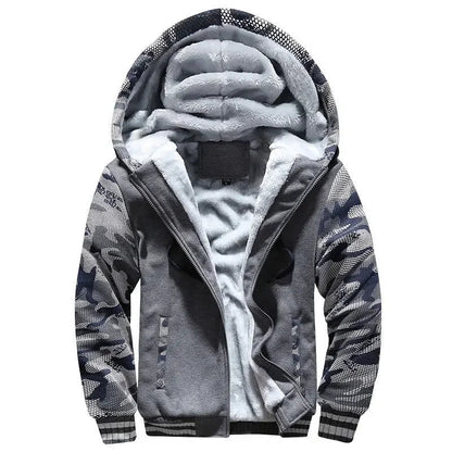 Fleecejacke für Herren | Kapuze, Winter
