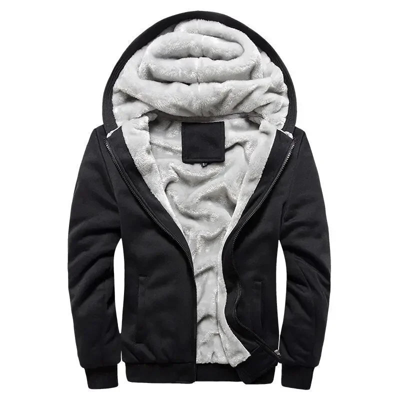 Fleecejacke für Herren | Kapuze, Winter