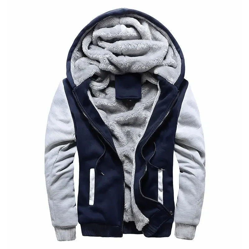 Fleecejacke für Herren | Kapuze, Winter