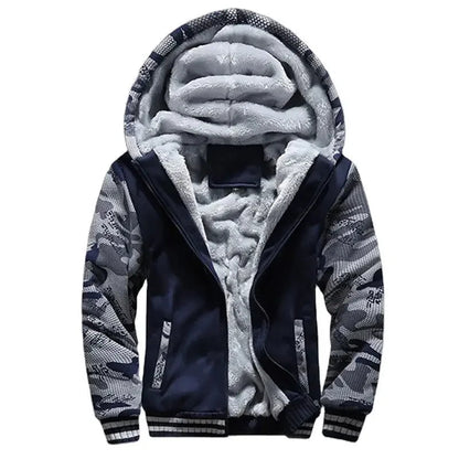 Fleecejacke für Herren | Kapuze, Winter