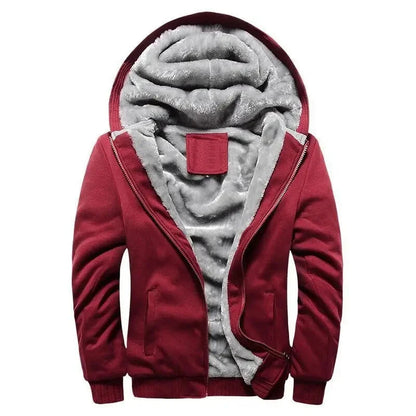 Fleecejacke für Herren | Kapuze, Winter
