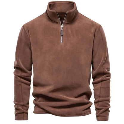 Fleecejacke für Herren | Kapuze, bequeme Passform | Winter