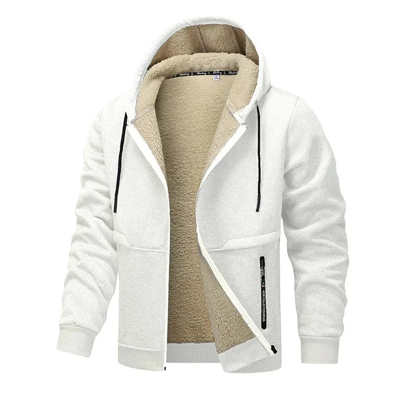 Fleecejacke für Herren | Lockere Passform, lässiger Stil | Winter
