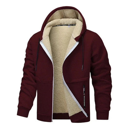 Fleecejacke für Herren | Lockere Passform, lässiger Stil | Winter
