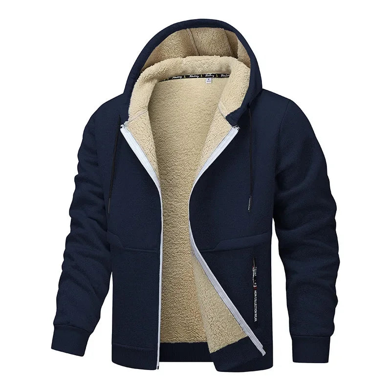 Fleecejacke für Herren | Lockere Passform, lässiger Stil | Winter