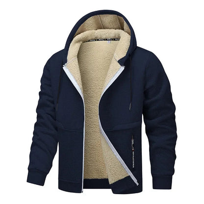 Fleecejacke für Herren | Lockere Passform, lässiger Stil | Winter