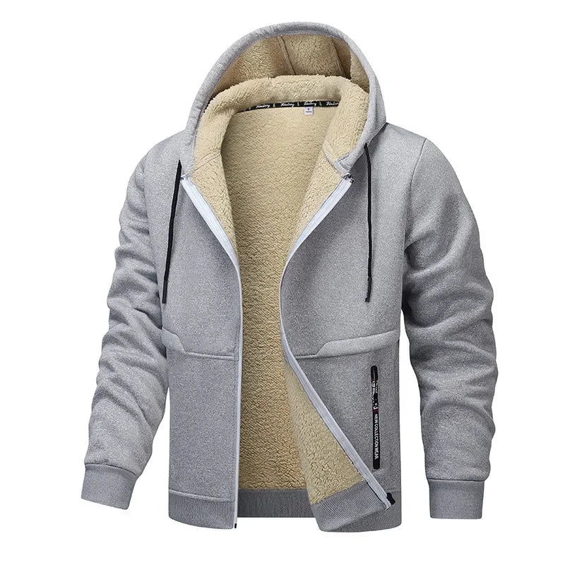 Fleecejacke für Herren | Lockere Passform, lässiger Stil | Winter