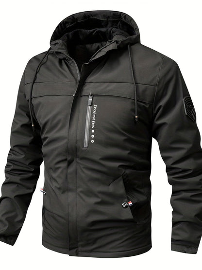 Fleecejacke für Herren | Mit Kapuze | Normale Passform | Winter