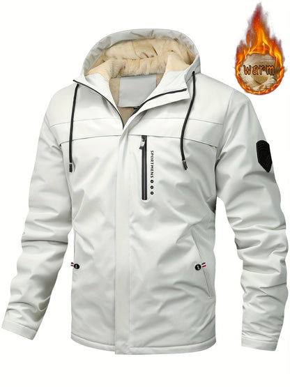 Fleecejacke für Herren | Mit Kapuze | Normale Passform | Winter