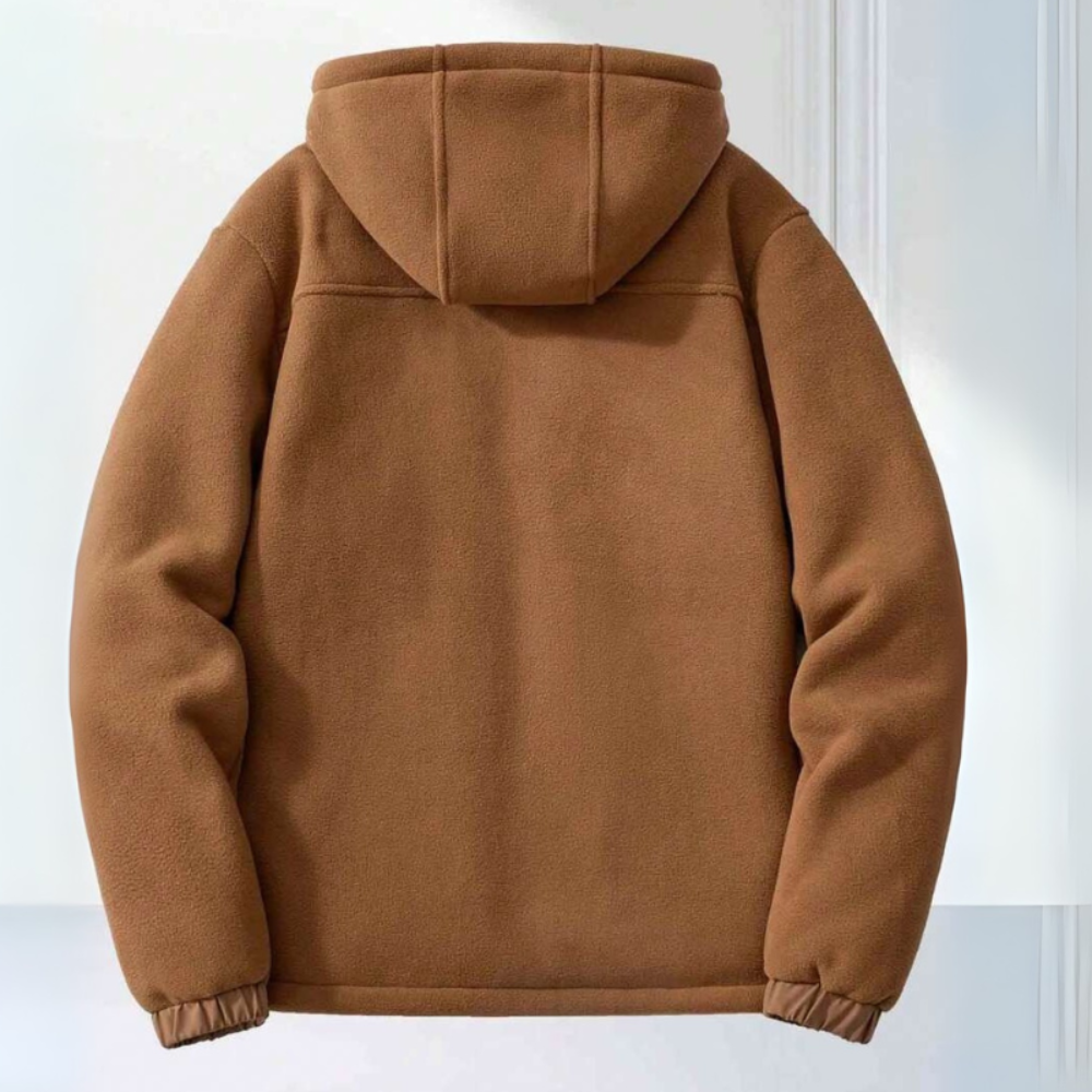 Fleecejacke für Herren | Mit Kapuze, leicht | Winter