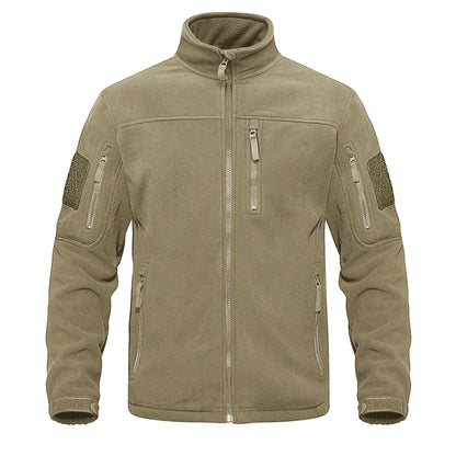 Fleecejacke für Herren | Wärmend, Stehkragen | Normale Passform
