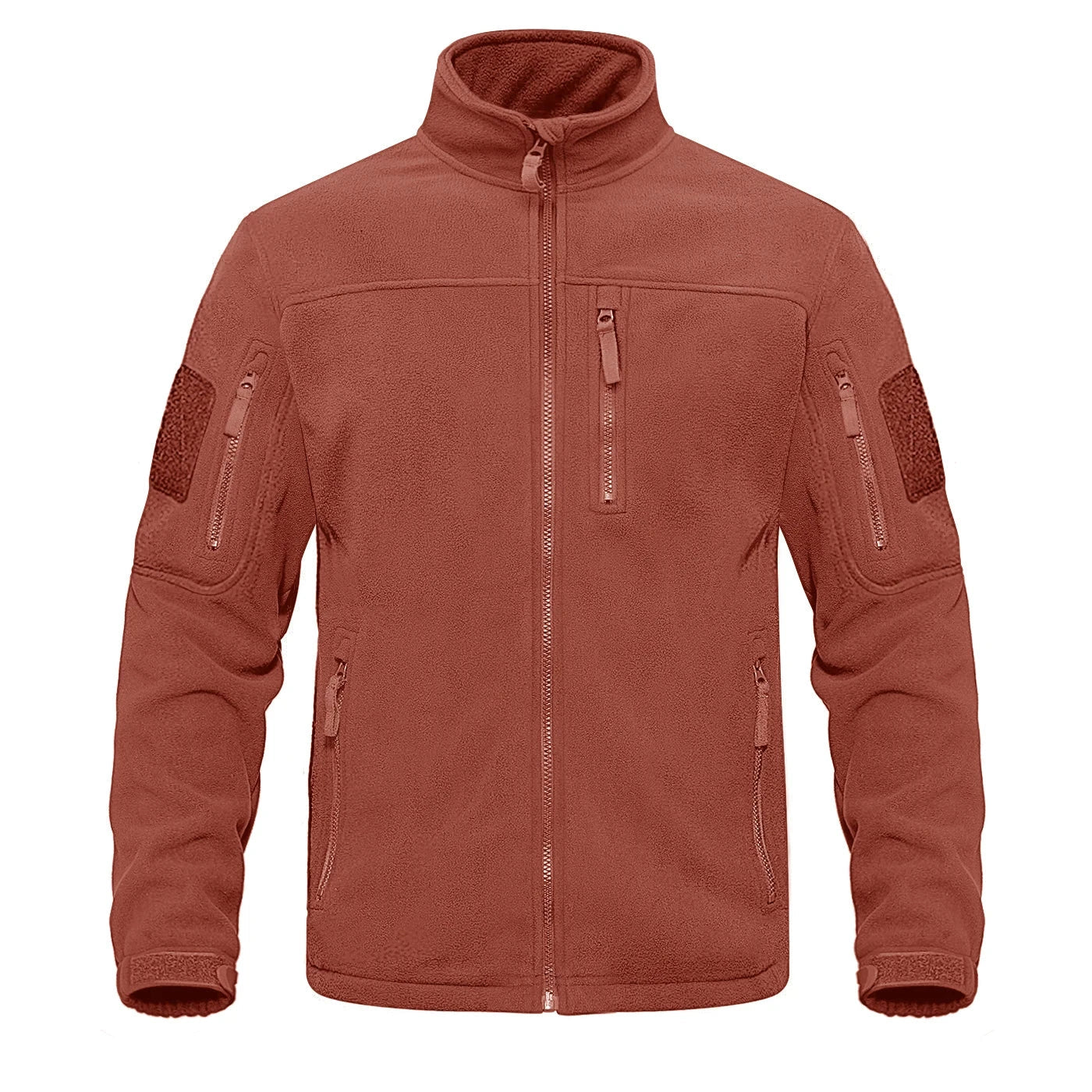 Fleecejacke für Herren | Wärmend, Stehkragen | Normale Passform