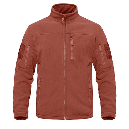 Fleecejacke für Herren | Wärmend, Stehkragen | Normale Passform