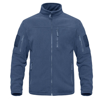 Fleecejacke für Herren | Wärmend, Stehkragen | Normale Passform