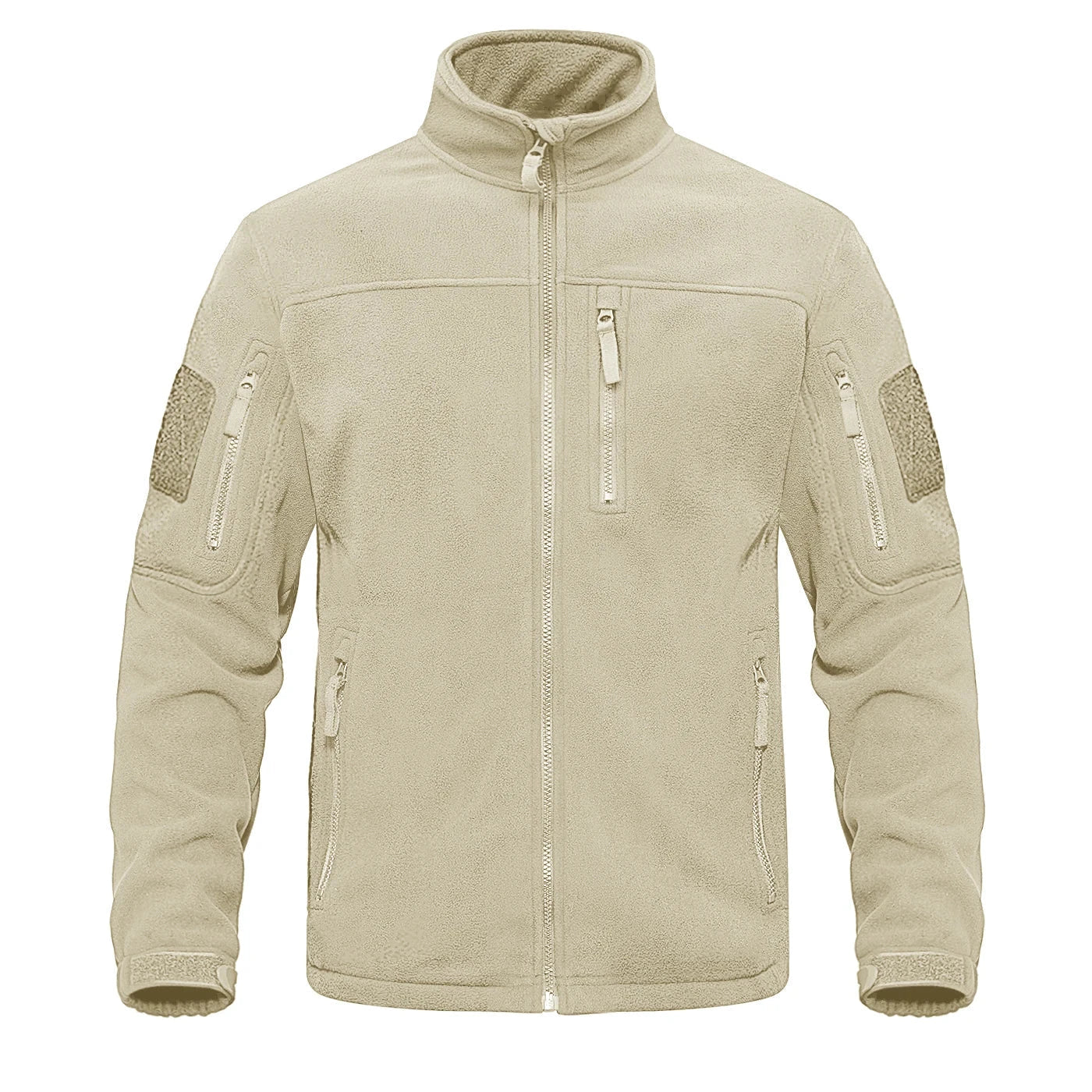 Fleecejacke für Herren | Wärmend, Stehkragen | Normale Passform