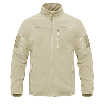 Fleecejacke für Herren | Wärmend, Stehkragen | Normale Passform