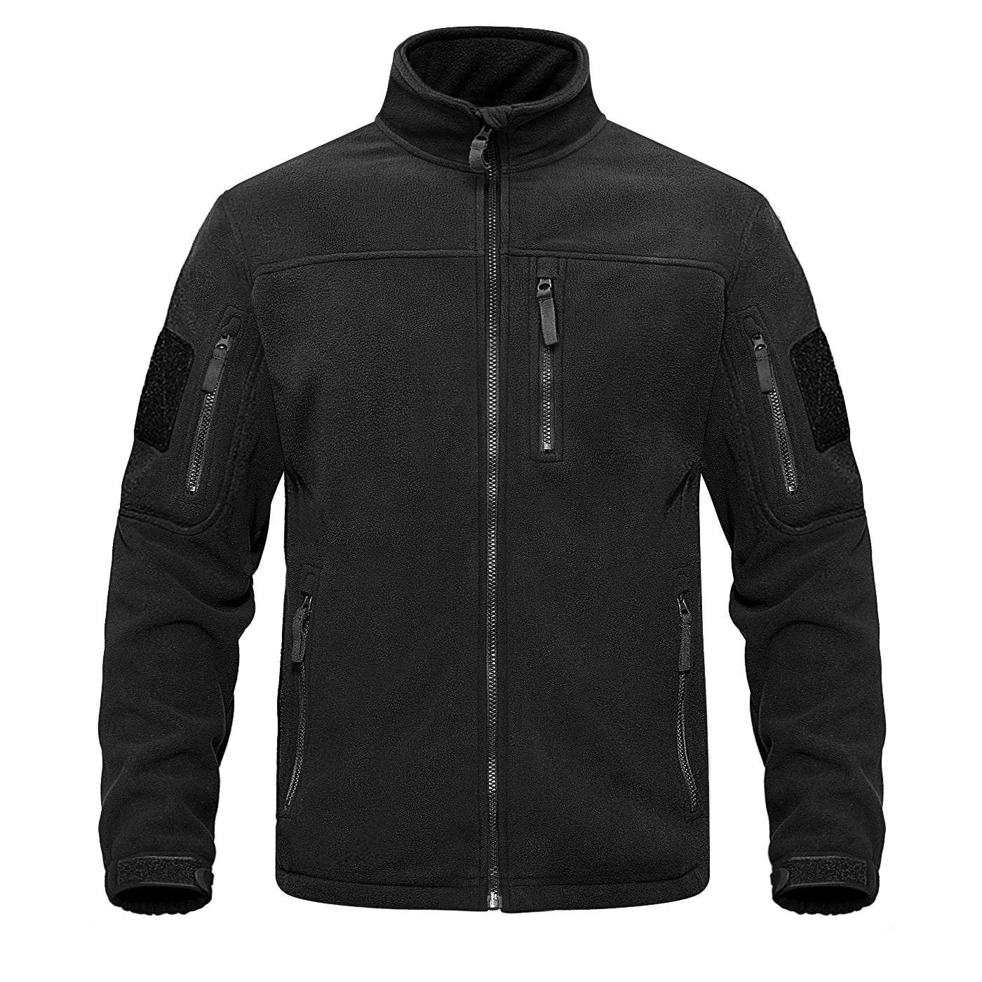 Fleecejacke für Herren | Wärmend, Stehkragen | Normale Passform