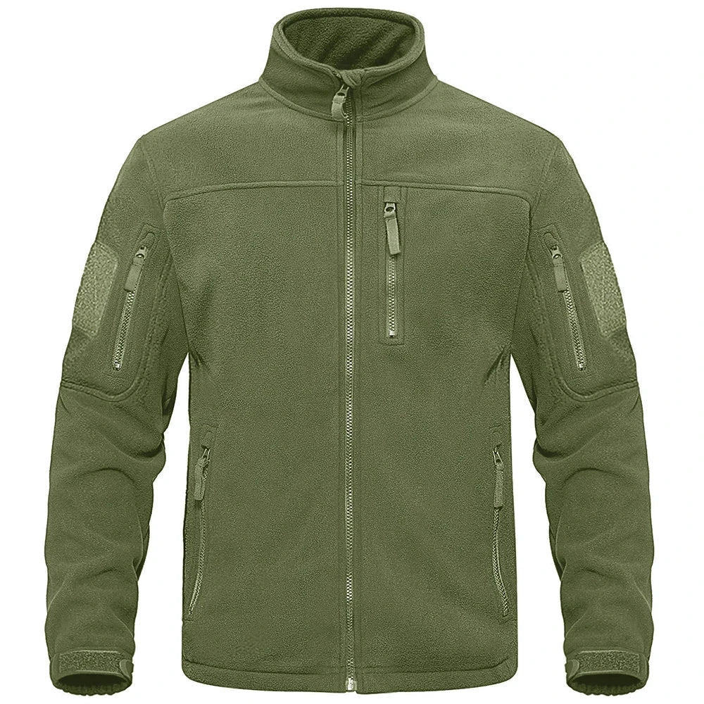 Fleecejacke für Herren | Wärmend, Stehkragen | Normale Passform
