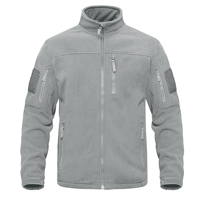 Fleecejacke für Herren | Wärmend, Stehkragen | Normale Passform