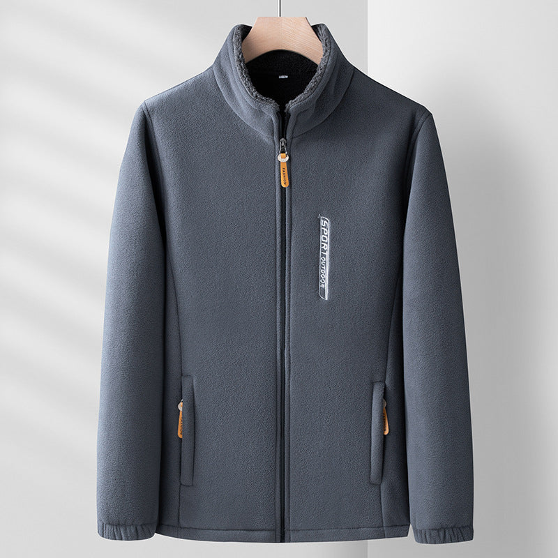 Fleecejacke für Herren, doppelseitig | Winter