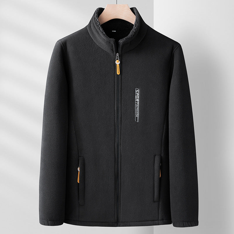 Fleecejacke für Herren, doppelseitig | Winter
