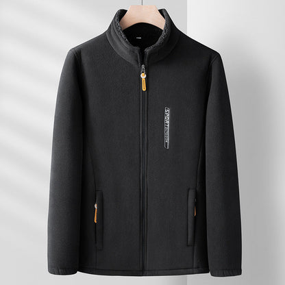 Fleecejacke für Herren, doppelseitig | Winter