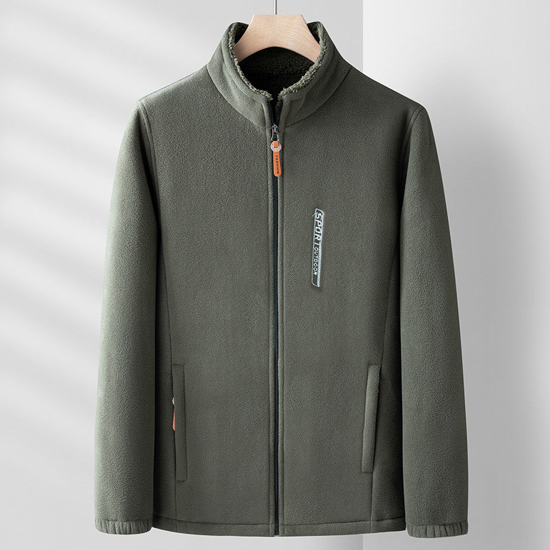 Fleecejacke für Herren, doppelseitig | Winter