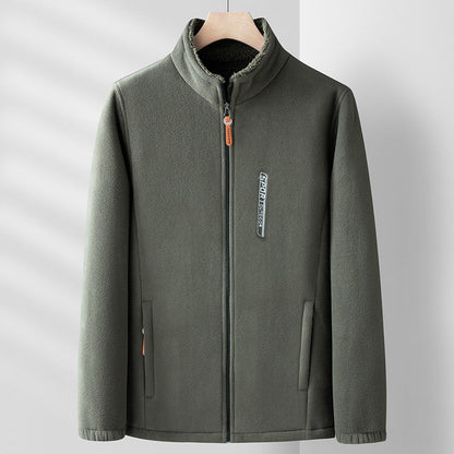 Fleecejacke für Herren, doppelseitig | Winter