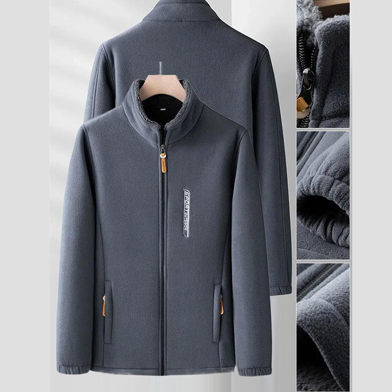Fleecejacke für Herren, doppelseitig | Winter