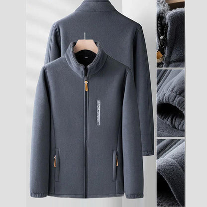 Fleecejacke für Herren, doppelseitig | Winter