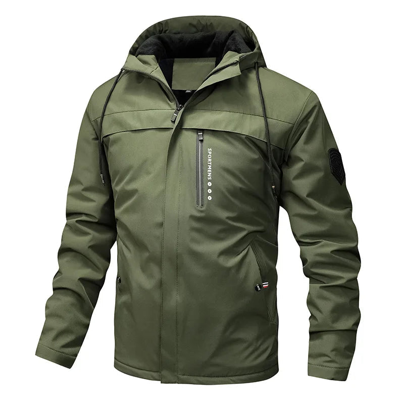 Fleecejacke mit Kapuze für Herren | Normale Passform