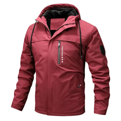Fleecejacke mit Kapuze für Herren | Normale Passform