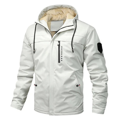 Fleecejacke mit Kapuze für Herren | Normale Passform