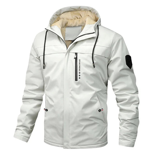 Fleecejacke mit Kapuze für Herren | Normale Passform