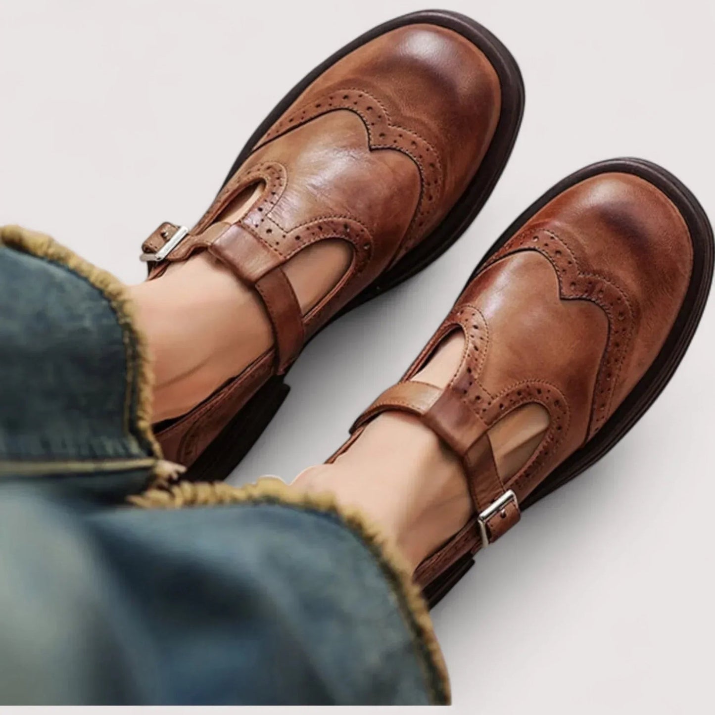 Franziska | Damen Orthopädische Mary Jane Freizeit Schuhe 0